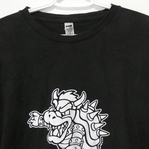 Y2K | BANG-ON - Nintendo | 2XL |  Classic Black T-Shirt W/ Bowser King Koopa '04 - Picture 5 of 15